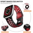thumbnail image 3 of Premium Silicone Strap for Active Individuals - Enhanced Breathability and Comfort - Suitable for Men and Women - Compatible with iWatch Series 1-9 - Available in multiple sizes (38mm-49mm), 3 of 8