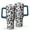 Navy-blue, variant on Leopard Print 40oz Tumbler– Stainless Steel Insulated Tumbler with Handle and Straw, Large Capacity Travel Cup for Hot & Cold Drinks