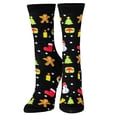 thumbnail image 4 of Crazy Socks, Christmas Socks for Women, Cute, Fun, Colorful, 4 of 6