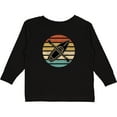 thumbnail image 3 of Inktastic Kayaking Gift Retro Kayak Boating Boys or Girls Long Sleeve Toddler T-Shirt, 3 of 5