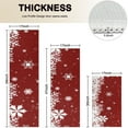 thumbnail image 4 of Red Christmas Snowflake Pattern Kitchen Rugs Sets Of 3,Kitchen Runner Rugs Non Skid Washable,Decorative Kitchen Floor Mats for Kitchen,Sink,Laundry,17"x30"+ 17"x47" + 17"x59", 4 of 6