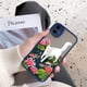 thumbnail image 1 of Funda de teléfono con Gato y flores para iPhone, carcasa trasera dura y suave a la moda para modelos 14 Pro Max, 11, 12 Pro, 13Pro Max, XS Max, XR, X, 8, 7Plus, SE Fivean unisex, 1 of 2
