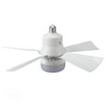 thumbnail image 1 of Ceiling Fan Light Dimmable 3 Color Temp 3 Wind Speed 4H Timer E26 Small Fan Lamp, Memory Function  for Bedrooms, Kitchens, 1 of 7