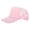 Pink, variant on Fgnfyis Mens Cap Solid Color Light Plate Embroidery Unisex Sunscreen Breathable Mesh Outdoor Womens Trucker Hats Yellow M