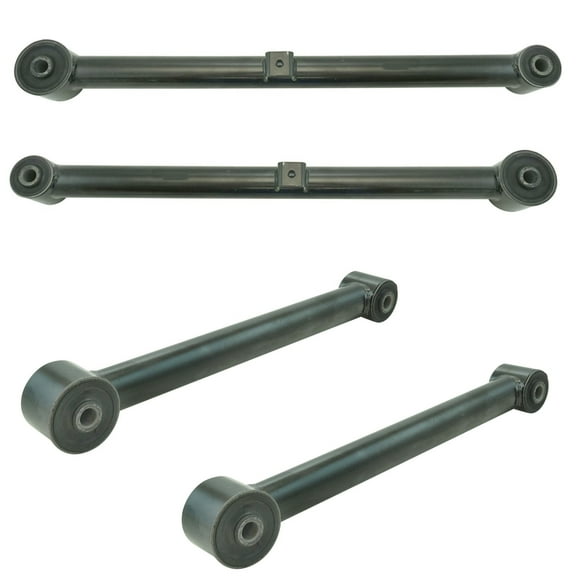 TRQ Rear Upper Lower Control Arm Driver Passenger Side Kit Set 4pc for Ram 1500 PSA85243
