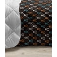thumbnail image 3 of Pirates Down Alternative Comforter, Greyscale Pattern Dead Man Skulls with Hat and Eye Patches and Doodle Outlines, Microfiber Quilt for All Season, 5 Sizes, Grey Pale Grey, by Ambesonne, 3 of 3