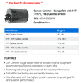 thumbnail image 2 of Carbon Canister - Compatible with 1971 - 1979, 1982 Cadillac DeVille 1972 1973 1974 1975 1976 1977 1978, 2 of 2