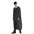thumbnail image 1 of TOPTIE Robe de Collation des Grades Noire Mate Unisexe pour Choeur - Noir - 48, 1 of 6