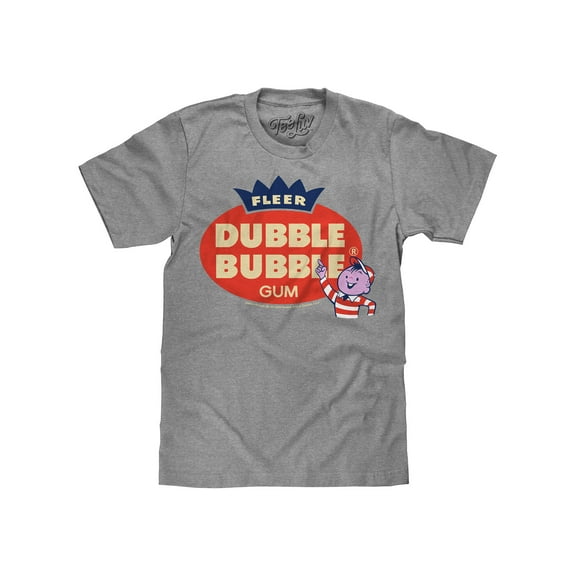 Tee Luv Men's Fleer Dubble Bubble Candy Logo Shirt (S)