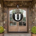 thumbnail image 4 of Clearance! Unique A Z Last Name Year Round Front Door Wreath With Bow 16, 4 of 4
