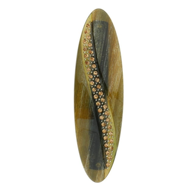 STARTIST Hair Barrette Clip Pin Clamps Grip Claw Slide Metal Spring French - Gray Brown