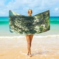 thumbnail image 3 of Oversized Beach Towel Extra Large Absorbent Microfiber Bath Towels Soft Quick Drying Beautiful Tree with Unicorn 74"x37", 3 of 5