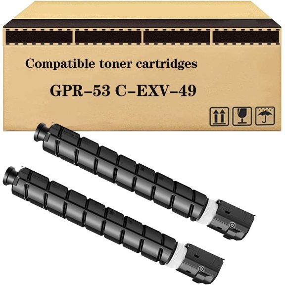 Compatible Toner Cartridge Replacement for Canon GPR-53 C-EXV-49 Toner High Yield for Image Runner Advance C3130L C3222L C3226 DX C3830 C3835 C3826 Printer