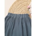 thumbnail image 5 of TTAO Infant Baby Girls Boys Soft Cotton Linen Shorts Bloomers Toddler Summer Breathable Loose Diaper Blue 130, 5 of 7