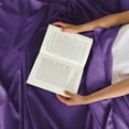 thumbnail image 7 of CGK Linens 3-Piece Ultra Soft & Comfy Hotel Luxury Sheet Set - Twin Size Cooling Bed Sheet Fits 8"-16" Mattresses, Purple, 7 of 7
