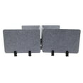 thumbnail image 2 of Stand Up Desk ReFocus Raw Clamp-on Acoustic Desktop Divider Privacy Panel Grey, 2 of 13