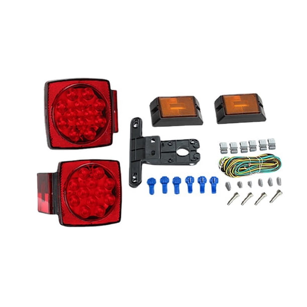 Luz Trasera Del Remolque Lámpara de freno LED 6500K Luz de freno de camión 5050SMD 12V para remolque Camión Van RV Barco Ehuebsd Accesorios para autos y motos