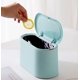 thumbnail image 1 of Mini bote de basura con tapa - Bote de basura pequeño extraíble Pequeño contenedor de basura de plástico Encimera emergente Cesta de basura Contador de basura Contenedor de pelusa para baño Oficina Co, 1 of 1