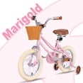 thumbnail image 4 of JOYSTAR Girls Bike for 2-13 Years Old Toddlers and Kids, 12" 14" 16" 18" Kids Bike with Training Wheels & Basket, 20 Inch Kid's Bicycle with Kickstand, Retro Style Bikes, 4 of 11