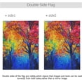 thumbnail image 4 of Autumn Landscape Fall Trees Burlap Garden Flag Double Sided,House Yard Flags,Holiday Seasonal Outdoor Decorative Flag 12x18 Gift, 4 of 6
