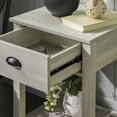 thumbnail image 6 of Walker Edison Modern Farmhouse 1 Drawer End Table, Stone Grey, 6 of 21