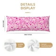 thumbnail image 2 of KLL Ultra Soft Microfiber Body Pillow Cover/Pillowcases 20"x54" with Hidden Zipper Closure-Breast Cancer Awareness2, 2 of 5