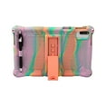 thumbnail image 3 of Dteck Case for Samsung Galaxy Tab A8 10.5-inch X200 X205,Shockproof Soft Silicone Case Kickstand Rubber Shell Protective Cover,Colorful/Rose, 3 of 4