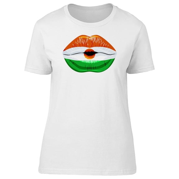 Sexy Lips Flag Of Niger Tee Men's -Image by Shutterstock
