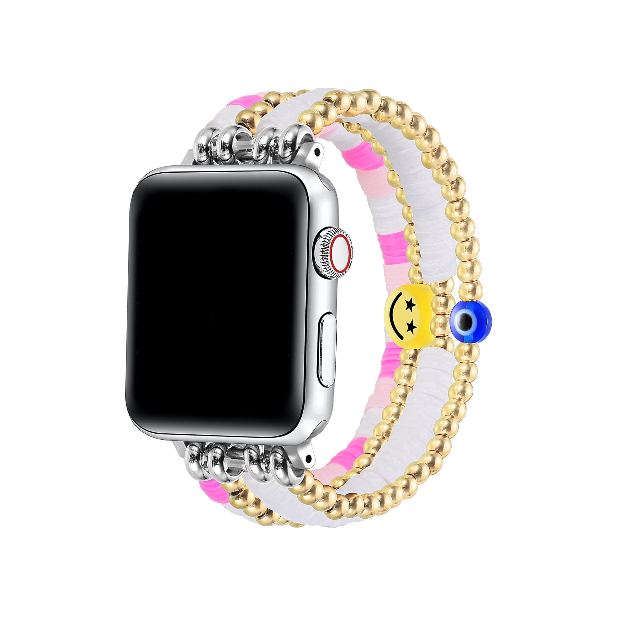 Posh Tech Bestie Beaded Band Compatible with Apple Watch