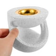 thumbnail image 5 of WEUVEB Modern Resin Incense Burner White Tabletop Censer for Indoor Decoration, 5 of 7