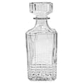thumbnail image 2 of Juego de Decantador Licorera Tapa Hermética con 4 Vasos de Vidrio Grueso con Diseño de Relieve Líneas, Modelo Birmingham, Ideal para Vino o Whisky con Caja de Regalo, 2 of 5