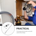 thumbnail image 2 of Shisuyan 1 Set Urinal Straight Pipe with Sealing Ring Nut Bonnet Flush Valve Replacement Kit Toilet Urinal Repair Parts Urinal Flush Valve Accessories, 2 of 8