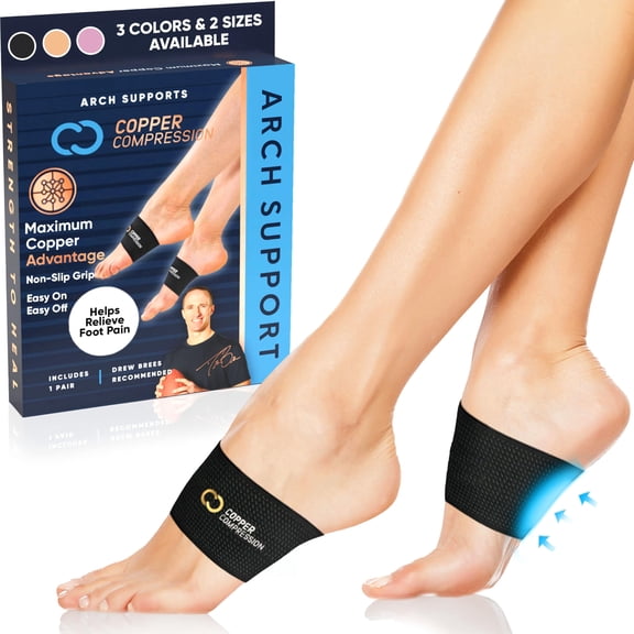 Copper Compression Arch Support Sleeves