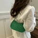 thumbnail image 5 of Bolso de hombro para mujer | Bolso bandolera de cuero de PU Fashion, correa ajustable, bolso casual ligero - Negro, blanco, azul, verde, 20,5x12,5x7cm, accesorio versátil para el día a día, 5 of 6