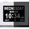 thumbnail image 3 of Large Digital Clock 7 Inch Dementia Clock with Auto Dimming for Seniors, 3 of 5