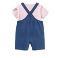 thumbnail image 2 of Minnie Mouse Baby Girl 2 Piece Shortall Set, Sizes 0-24 Months, 2 of 5