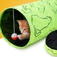 thumbnail image 6 of Bokcztml Collapsible Tunnel Kitten Toy with Cute Kitten Patterns Playtube Durable, 6 of 8