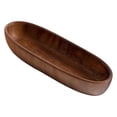 thumbnail image 3 of Baoblaze Sushi Dish Wooden all Tray Decorative Food Display Japanese Oval Snack Tray 25.5cmx8cm, 3 of 8