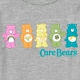 thumbnail image 2 of Toddler's Care Bears Colorful Logo Line Up Graphic Tee Athletic Heather 5T, 2 of 3