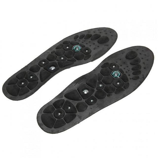 Plantilla de masaje, 1 par de suelas de pie transpirables, almohadillas de masaje para pies, plantillas de masaje magnéticas de acupresión unisex, reflexología de pies para mujeres y hombres(S 35-39) Ecomeon no
