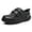 Black3, variant on Blikcom Boys Kids School Uniform Shoes Adjustable Laces Formal Oxford Dress Shoes Loafers