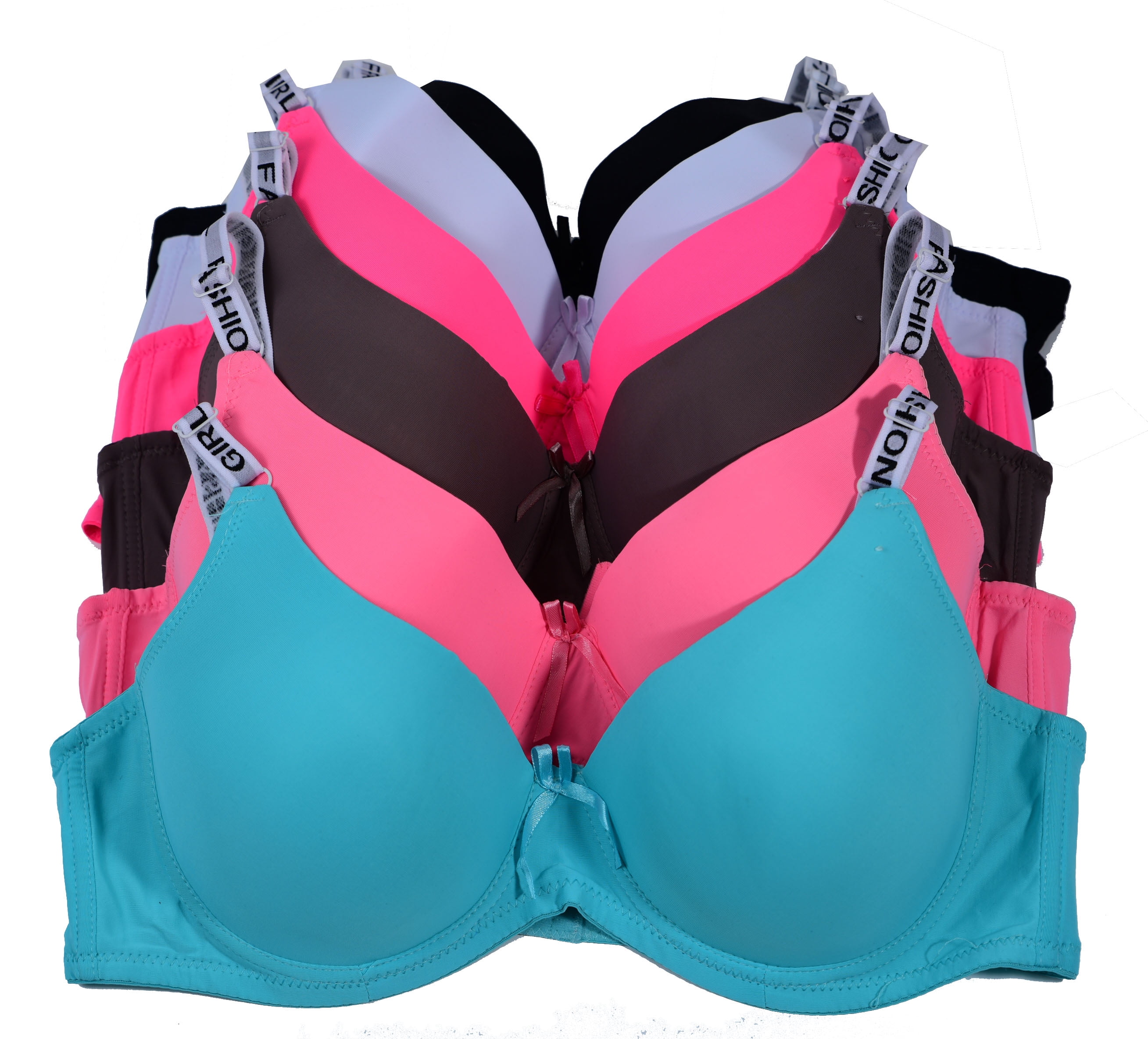 Women Bras 6 pack of Bra B cup C cup D cup DD cup Size 36D (S6337)