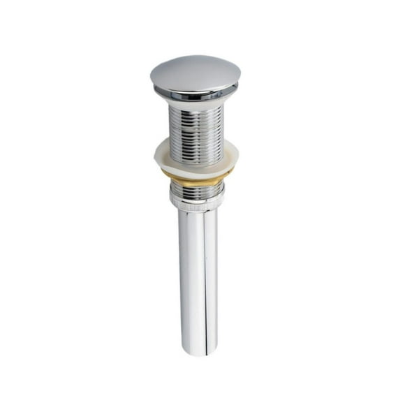 DROP Bath and Kitchen DR091047 Drain de lavabo Pop-Up chromé sans trop-plein pour salle de bain