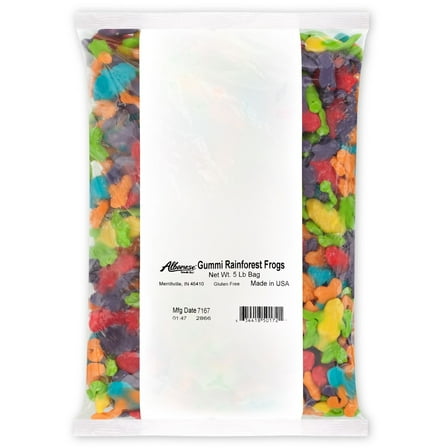 Gummi Rainforest Frogs Bulk Candy, 5 Lb