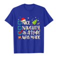 thumbnail image 5 of Nice Naughty An Attempt Was Made Shirt for Women Short Sleeve Crewneck Funny Christmas T Shirts Holiday Party Tops, 5 of 5