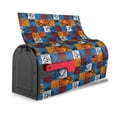 thumbnail image 3 of Yiaed colorful plaid Dinosaur Print Mailbox Covers, Magnetic Mailbox Cover, Mail Box Covers for Garden Outdoor Decor Box Covers-21x18 in, 3 of 8
