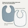 thumbnail image 4 of 8 Pack Muslin Cotton Baby Bibs for Unisex, Soft and Absorbent Gender Neutral Set for Feeding and Drooling,Adjustable Bandana Bibs Gift for Baby Girls Boys Teething Drool, 4 of 10