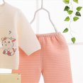 thumbnail image 5 of CAUYDY Infant Boys Outfits Preemie Girls Clothes Unisex Newborn Sleepers Long Sleeved Shirt Hat Pants Bib Bellyband 7Pcs Comfy Set Fall Winter Sizes 0-3 Months,Pink, 5 of 5