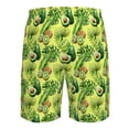 thumbnail image 6 of Naloa Kiwi and Avocado Men's Beach Shorts, Surfing shorts, Swim trunks, Quick Dry Swim Trunks for Surfing Beach Fun - Large, 6 of 9