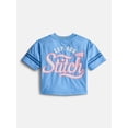 thumbnail image 2 of Stitch Toddler Girls Short Sleeve Graphic Jersey and Skirt Set, 2 Piece, Sizes 12M-5T, 2 of 3
